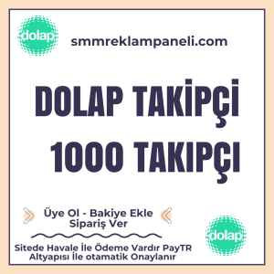 Dolap Takipçi Satın Al 1000 Türk Takipçi